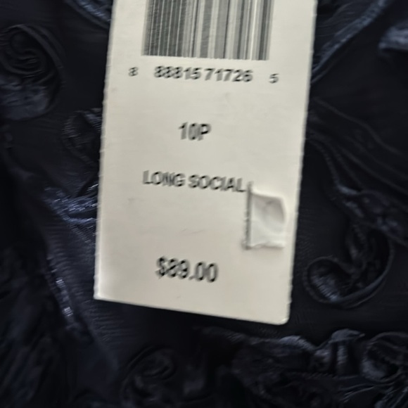 Connected Apparel Womens Textured Ruched Semi-Formal Dress - Picture 8 of 12